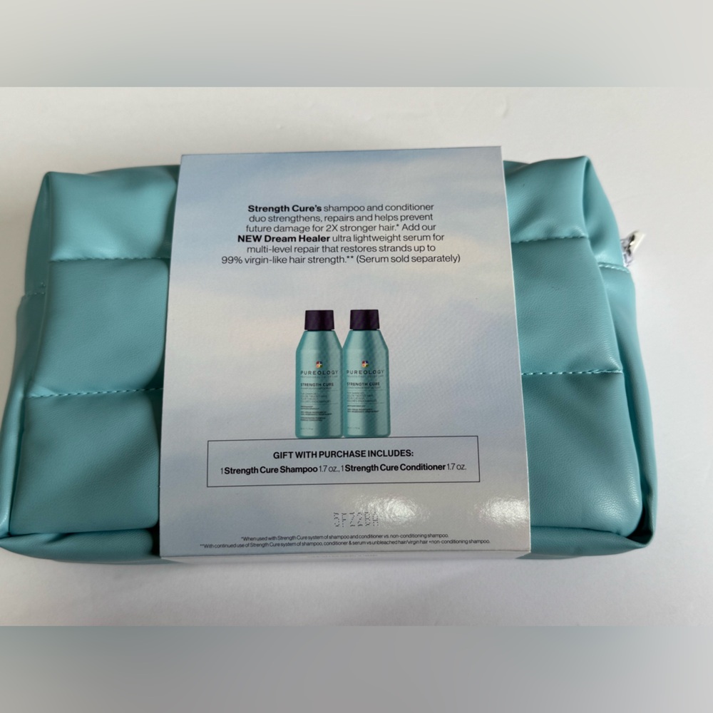 Pureology Strength Cure Travel Set with Aqua Bag: Shampo & Conditioner: New - Picture 4 of 4